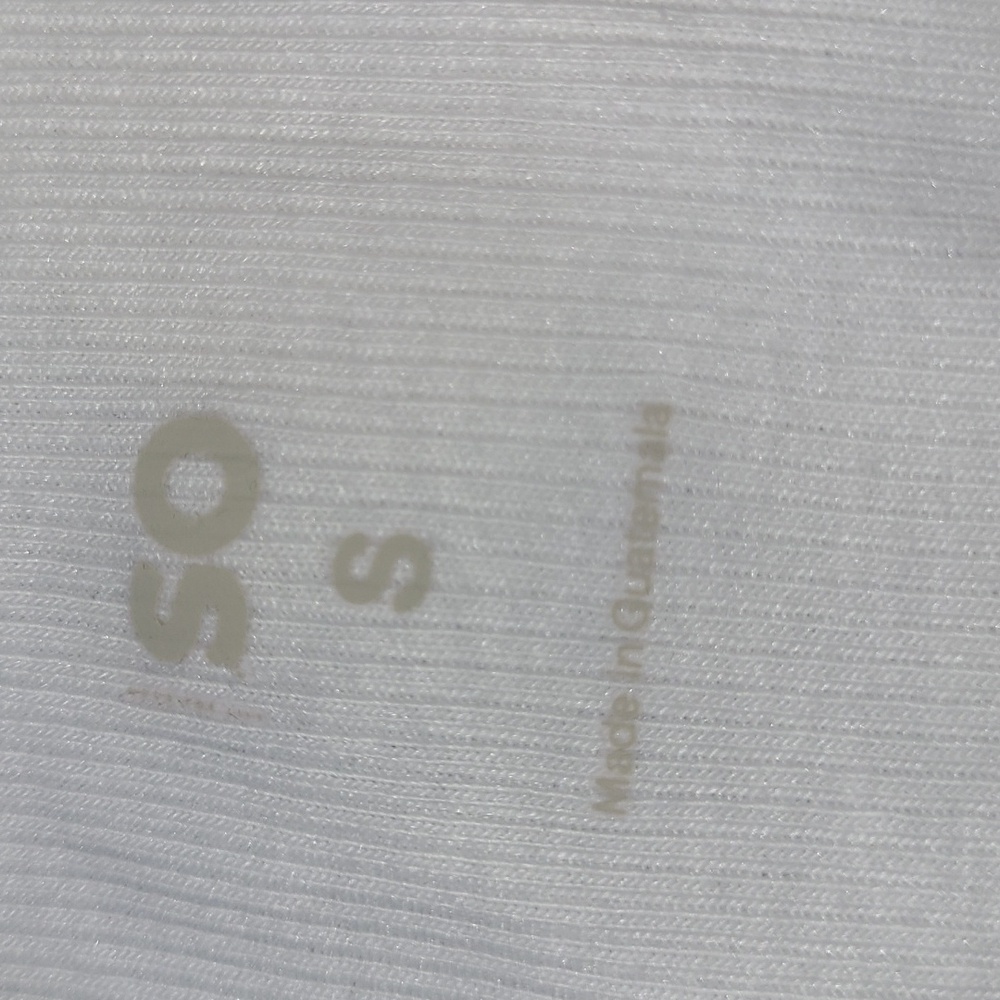 SO White Ribbed Top - Picture 5 of 6